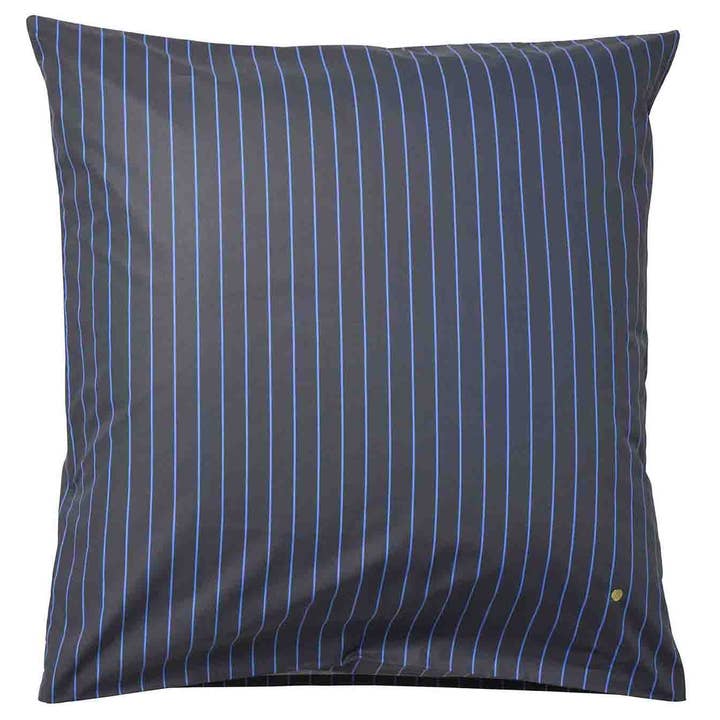 Funda de almohada Line Blue 65 x 65 para venta al por mayor de Maison Vivaraise & La Cerise sur le Gâteau