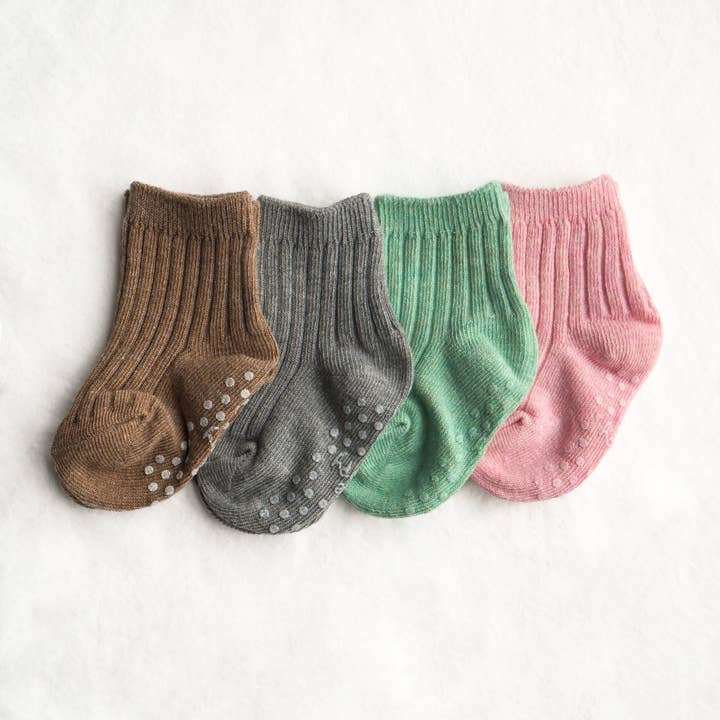 Toddler Cotton Socks - 4 Pack for wholesale by ELMNTL