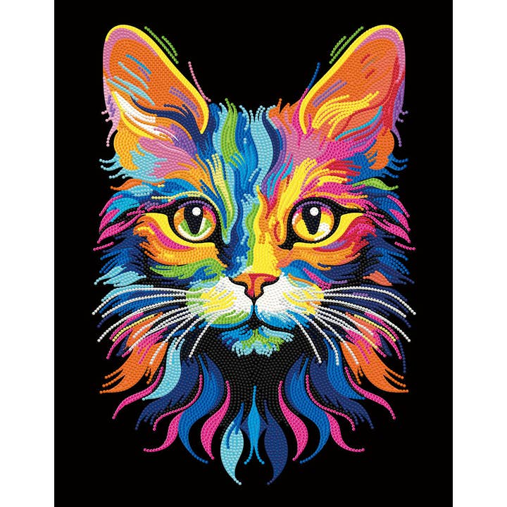 Neon Cat for wholesale by DIAMOND DOTZ®