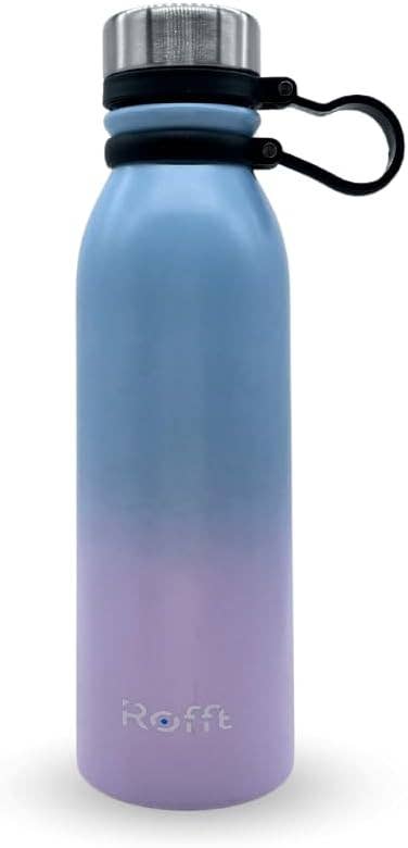 ROFFT USA LLC - Wholesale Water Bottle - 20 oz Insulated Water Bottle - Leak Proof, Stainless Steel, Thermo Bottle for Hot and Cold Drinks, Double Wall Insulation, Portable Water Flask for Travel, Outdoor24