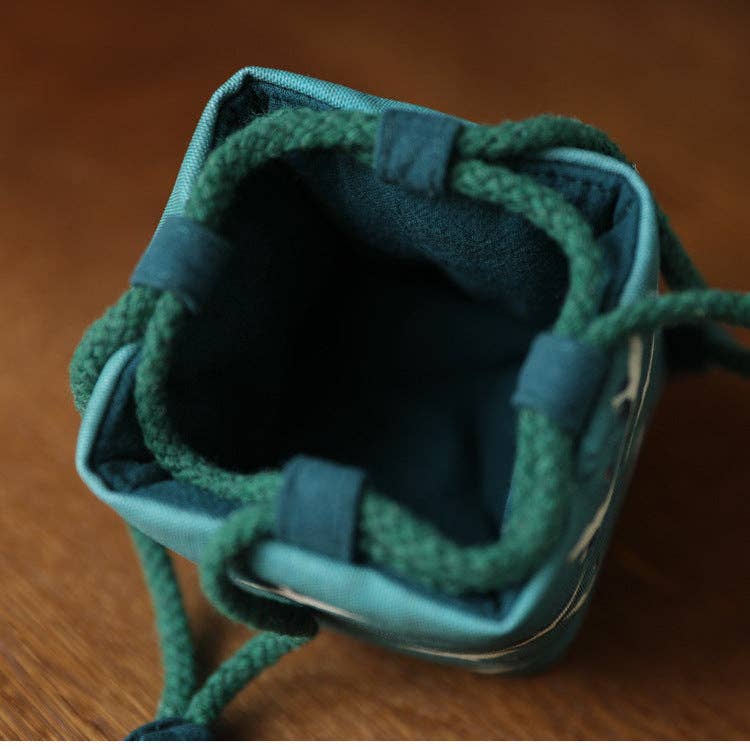 Gohobi （We cover U.S. import duties） - Wholesale Storage Bag - Gohobi Birds Mountains Rivers Teaware Storage Travel Bag Shifuku29