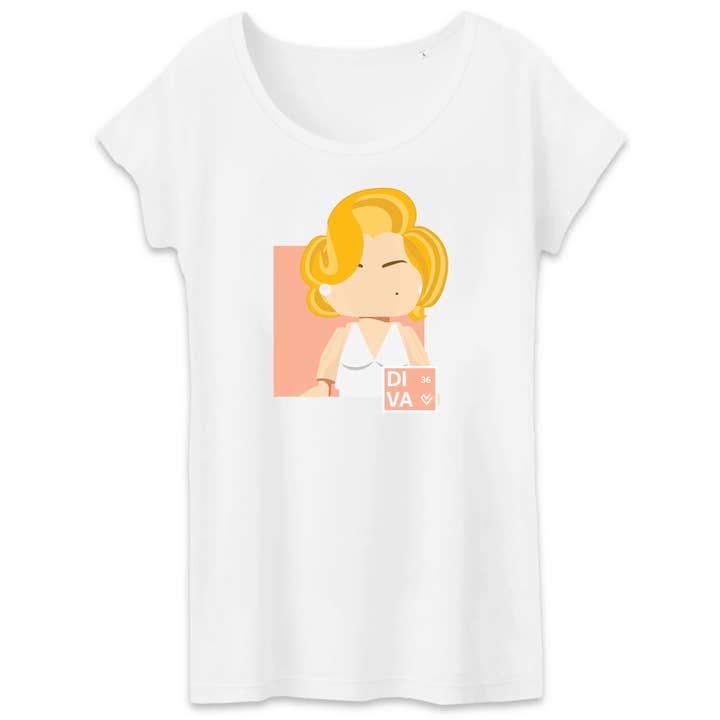 Marilyn Collection #36 Dames t-shirt voor wholesale door MINICRUSH