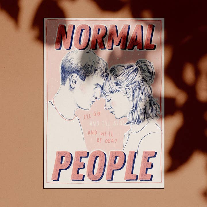 Spilt Milk Press – wholesale Art print – Normal People A4 Print2