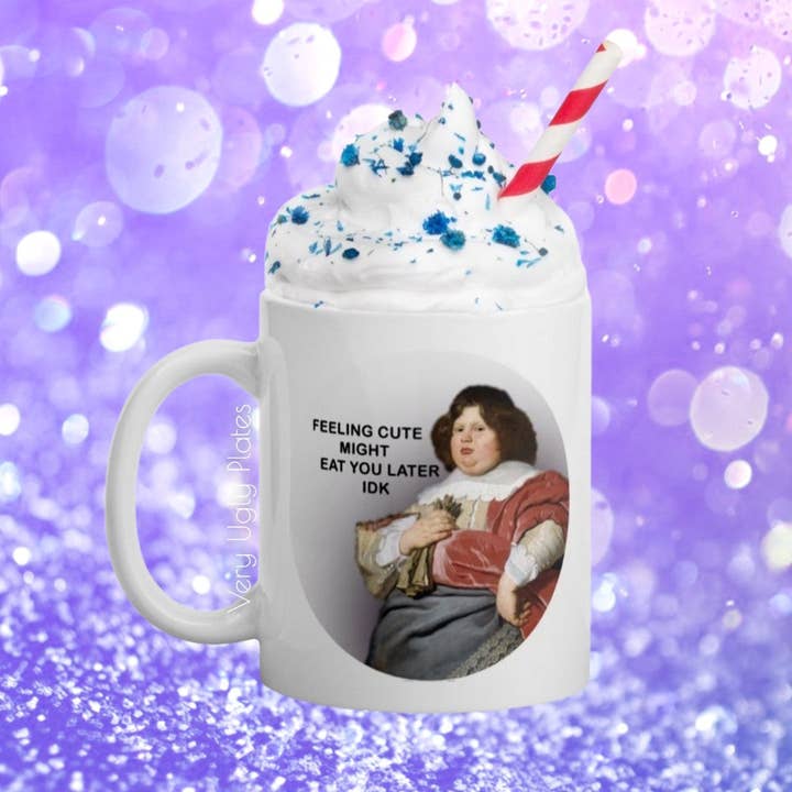 Very Ugly Plates - Wholesale Coffee Mug - feeling cute mug