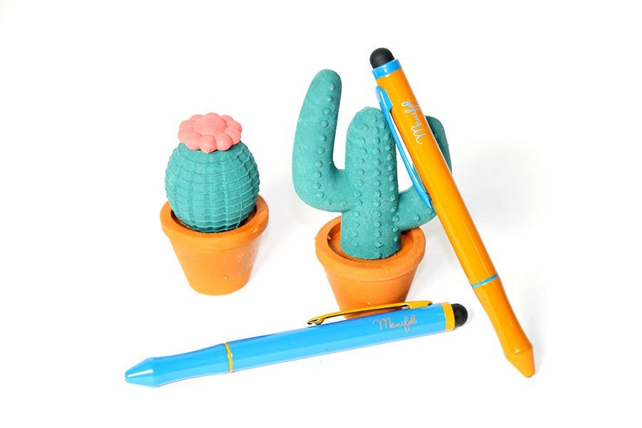 MANIFOL - Wholesale Pen - TWO-FUNCTION TACTILE METALLIC PEN 

BLUE INK1