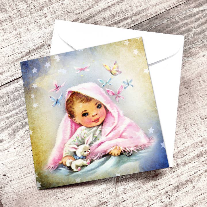 Baby Mini Card for wholesale by Yesterday's Best