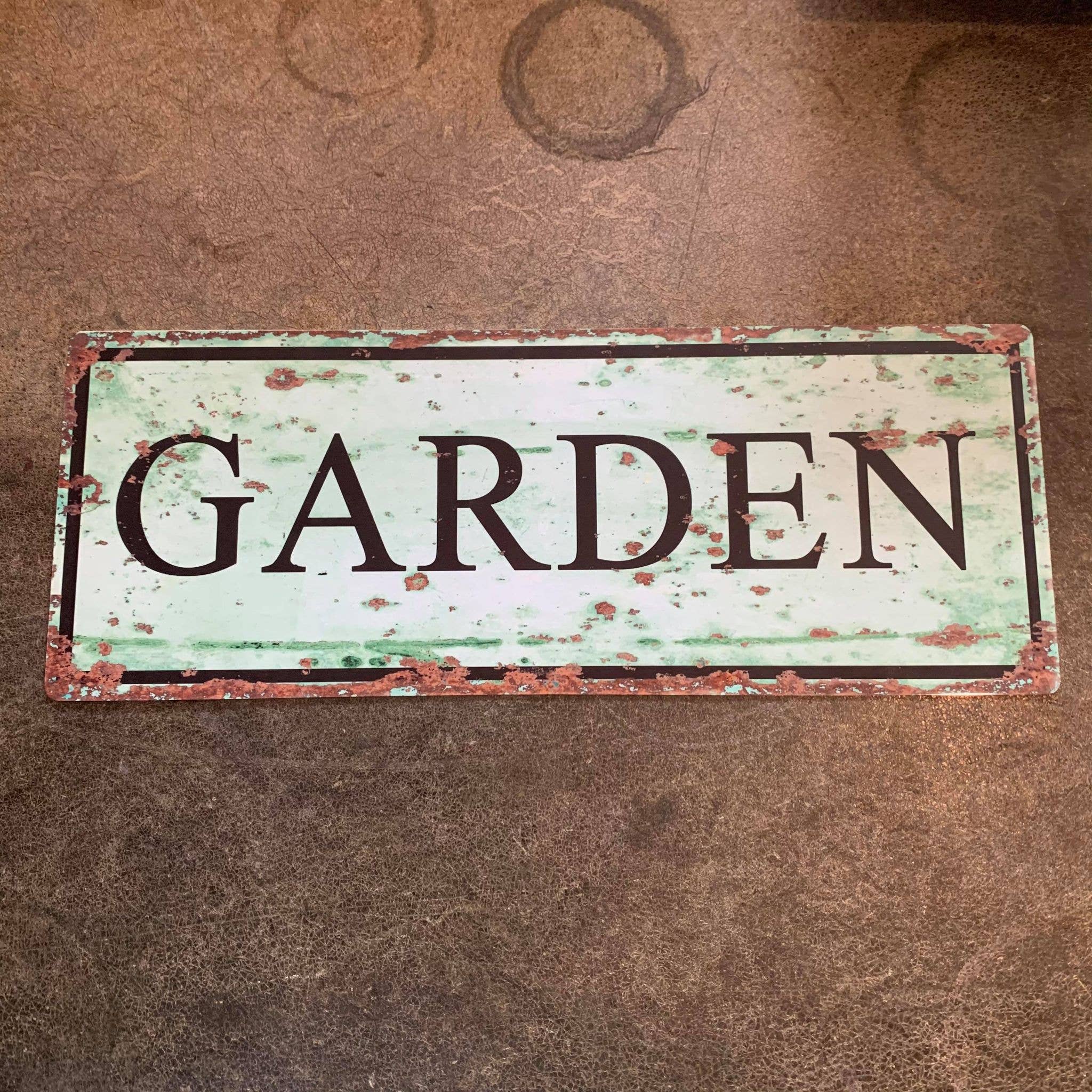 The British Metal Signs Company – wholesale Sign – Garden Door Sign - Metal Art Wall Sign0
