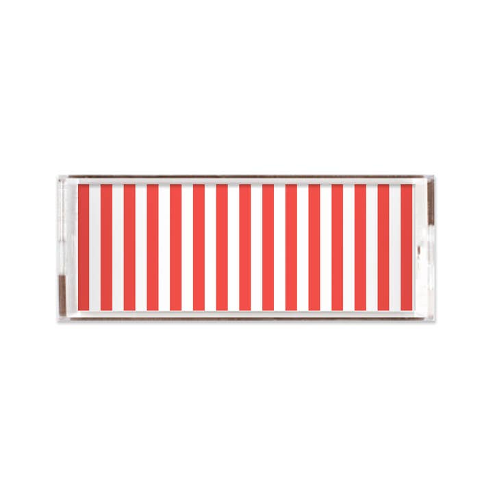 Katie Kime - Wholesale Decorative Tray - Retro Stripe Lucite Tray2
