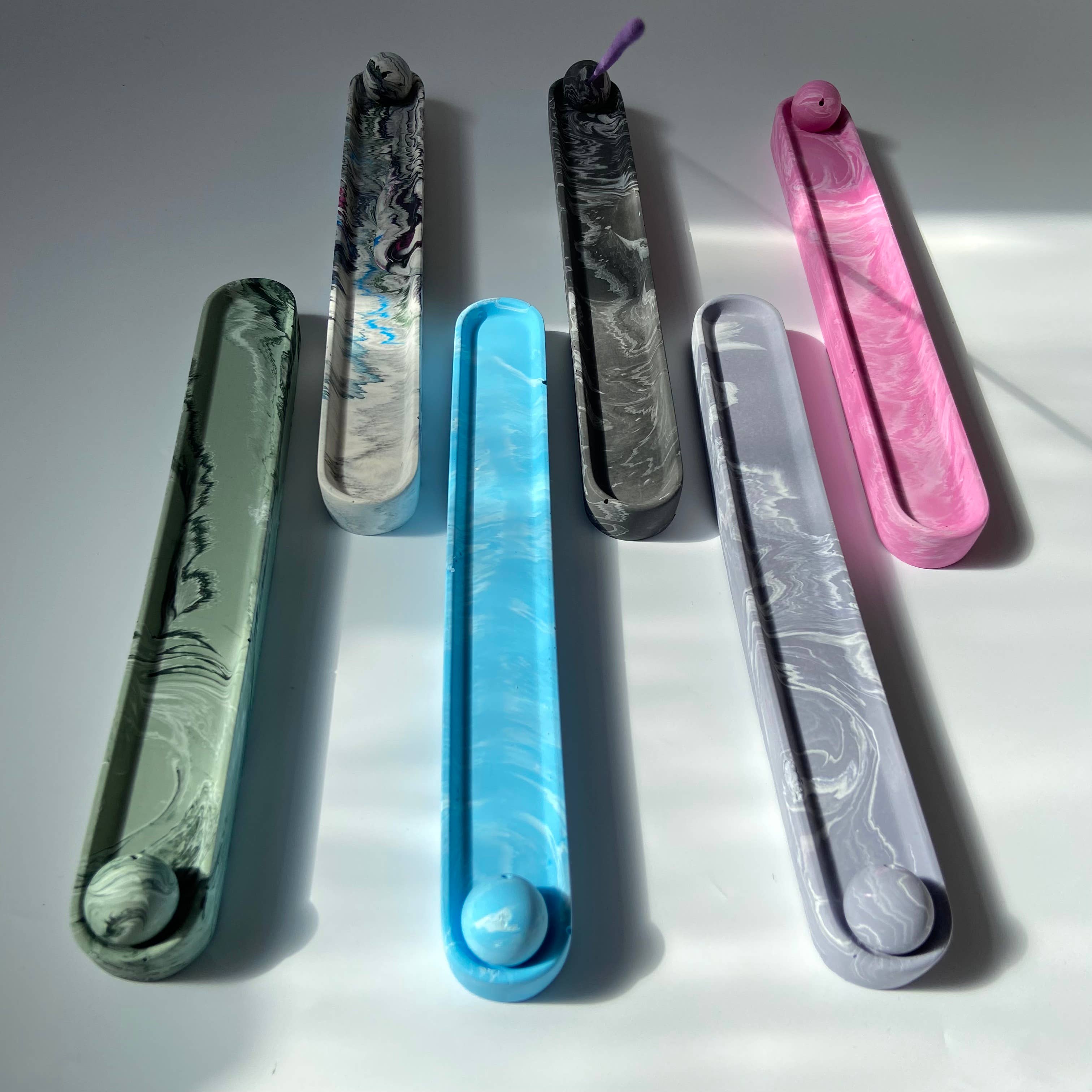 AlphaGrayArt - Wholesale Incense Holder - Jesmonite Pour Incense Stick Burner| Incense Stick Holder4