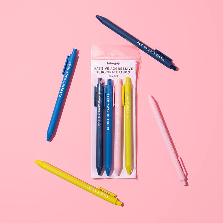Brittany Paige - Wholesale Pen - Passive Aggressive Corporate Lingo Jotter Pen Set3