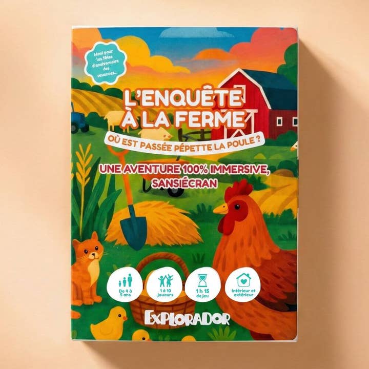 Investigation Kit - Where Did Pépette the Hen Go - Ages 4/5 for wholesale by Explorador