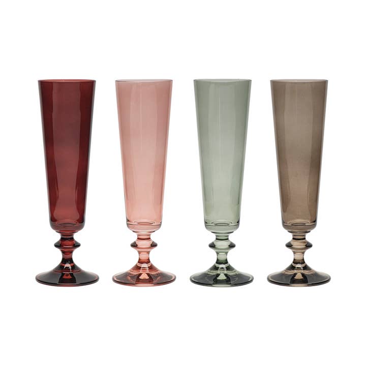 David Shaw Tableware - Wholesale Champagne Flute - Bella Champagne Flute Merlot1