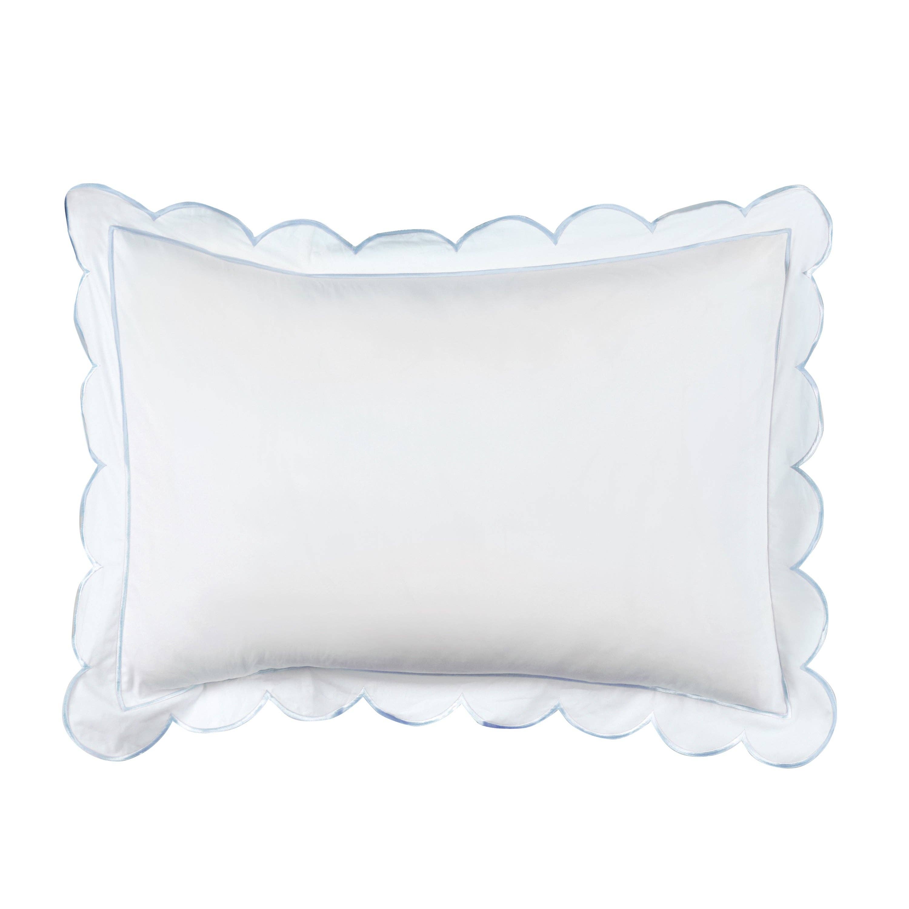 Mélange Home - Vente Housses de couette - Ensemble de housse de couette en percale de coton brodé à bord festonné10