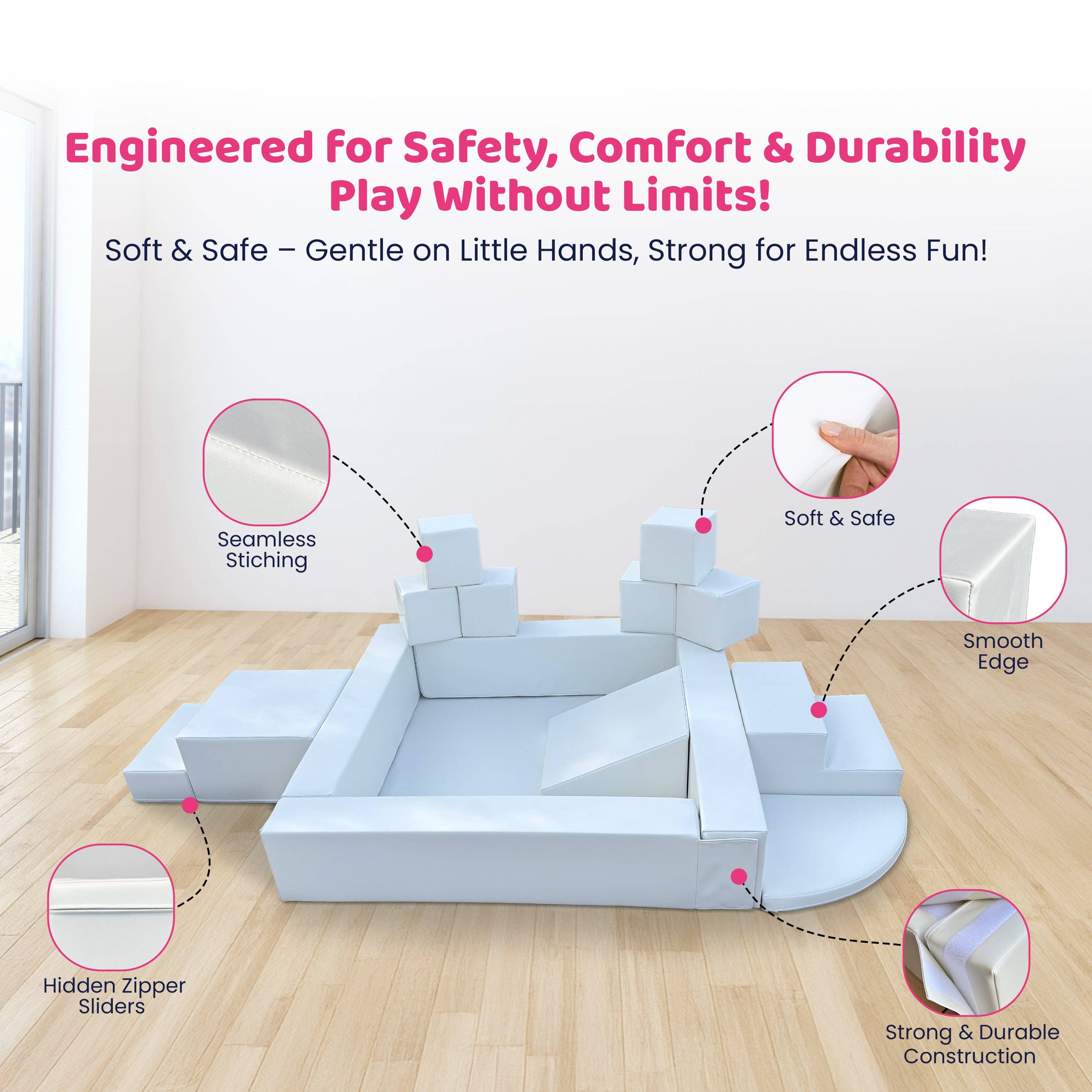 TQ FURNITURE - Vendita all'ingrosso Set di giocattoli - Bambini - Gioco Morbido - Set Base3