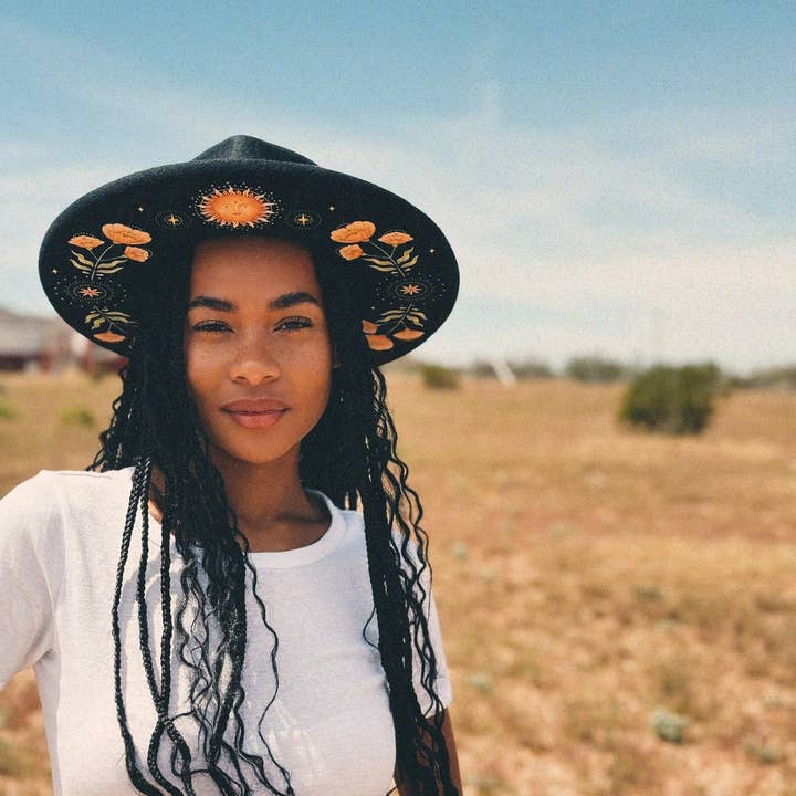 Wild as Heck - Wholesale Fedora - Women's - The Stevie Hat (pencil brim, wool hat, fedora, unique)