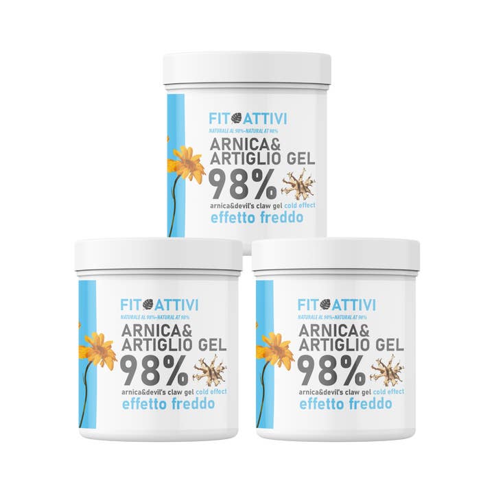 Arnica&Claw Cold Effect 98% Gel 3x550ml for wholesale by I Rimedi Dei Monaci©