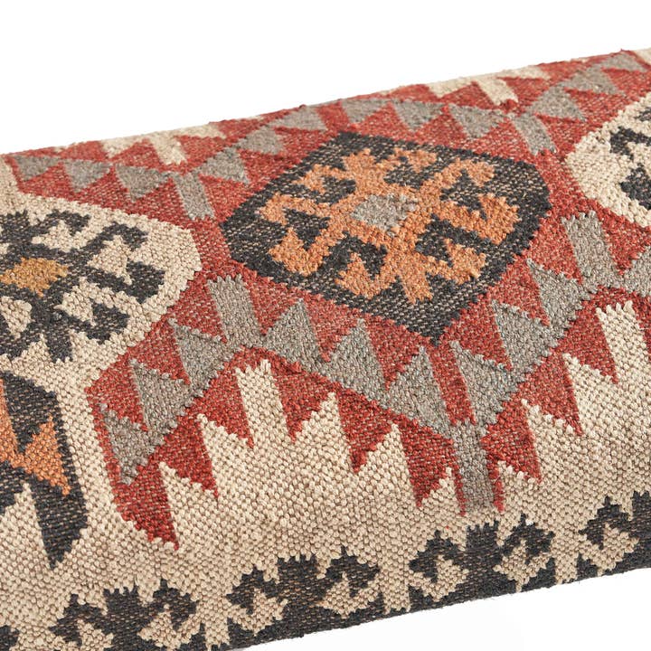 Multi Handmade Southwestern Upholstered Bench – Wood Legs for wholesale on Faire1