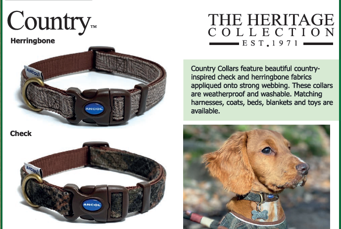 Ancol Pet Products Ltd - Wholesale Pet collar – Dog - Heritage Collection Country Check Collar2