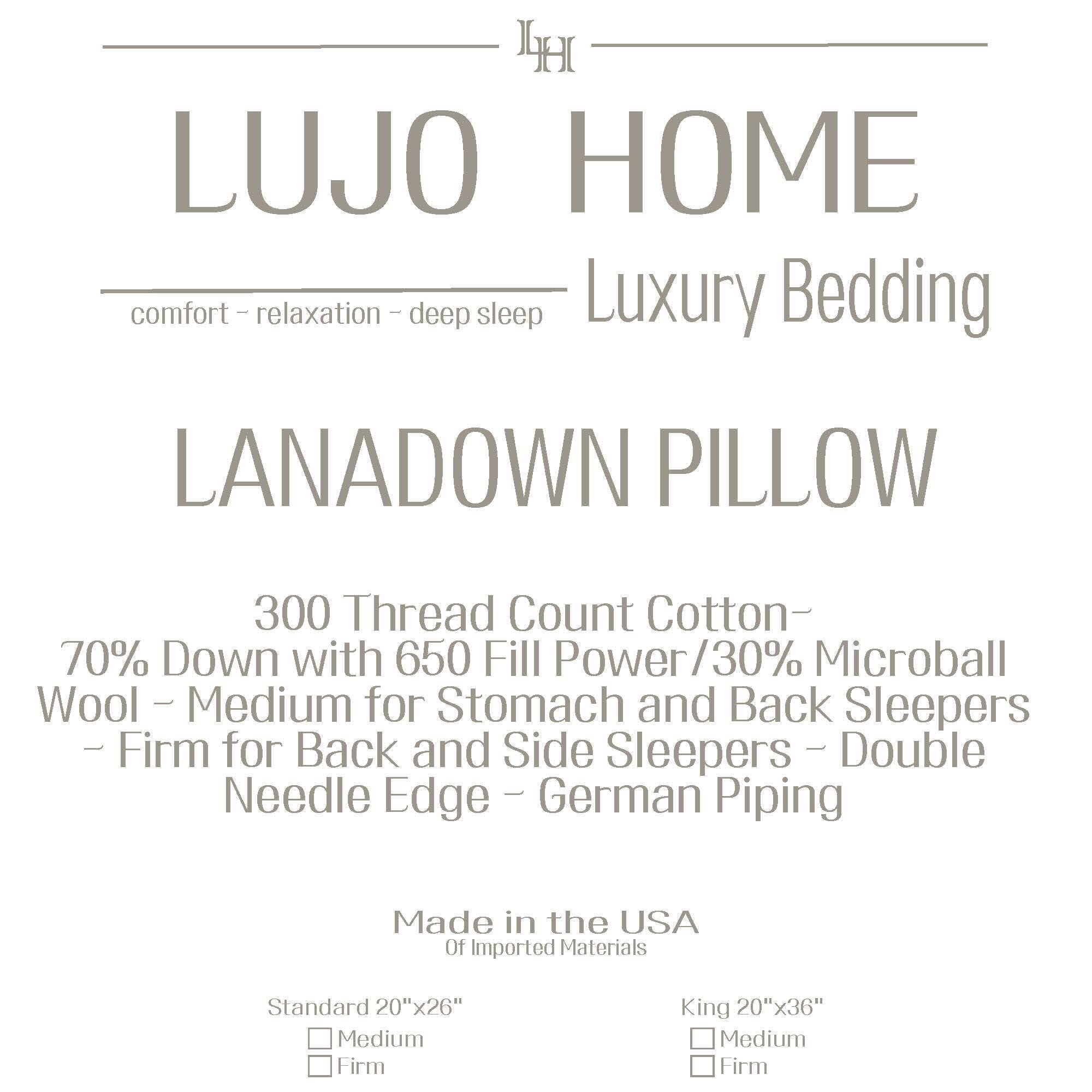 Down Decor - Wholesale Bedding Pillow - Luxury Wool Down Pillow – Temperature Regulating 2