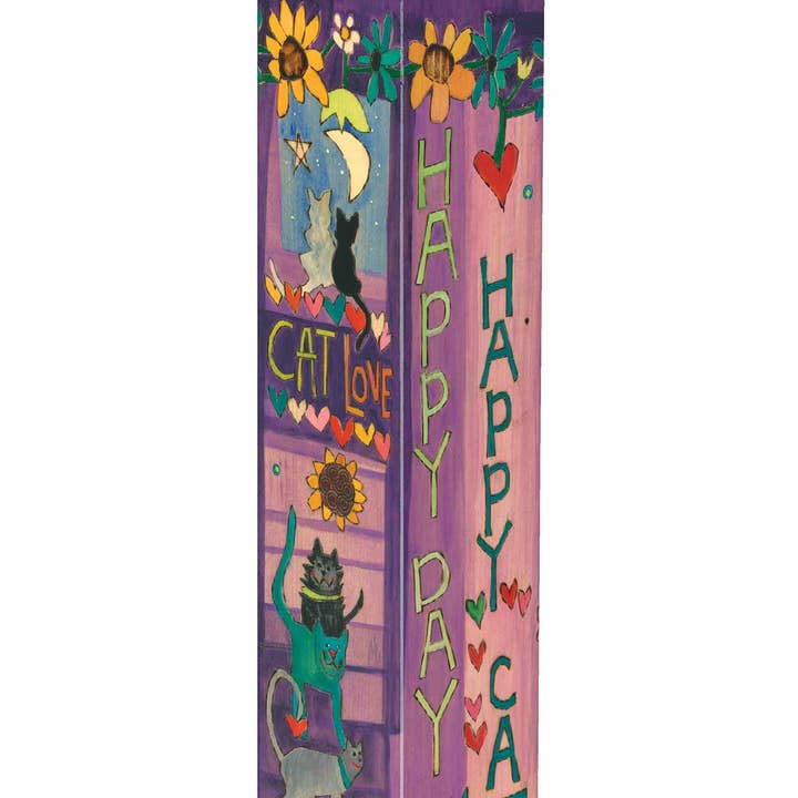 Happy Cat 20" Art Pole for wholesale by Studio M