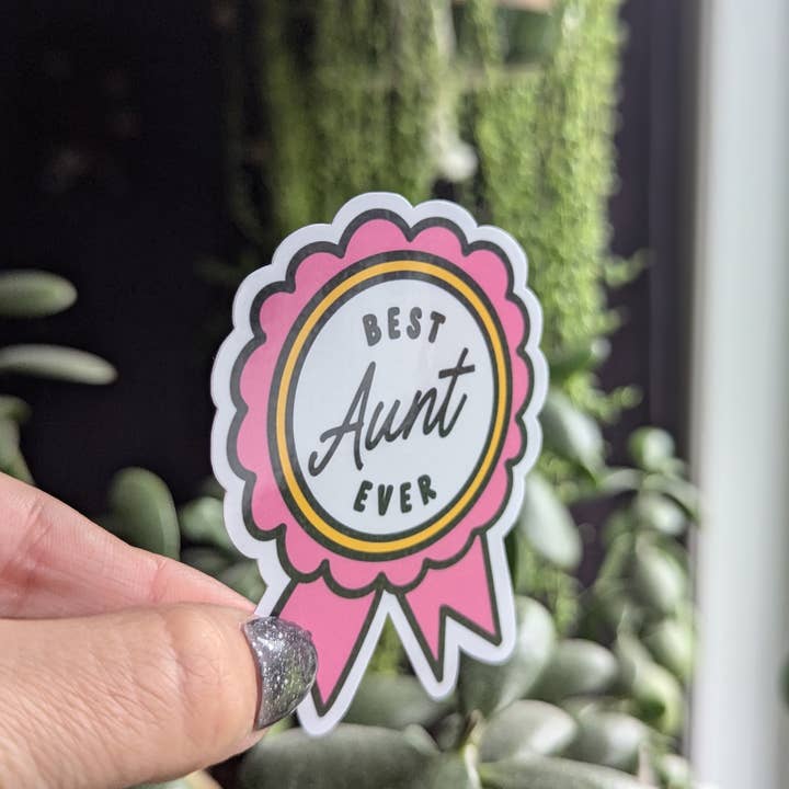 Moonlit Creations - Wholesale Sticker - Best aunt ever sticker, pregnancy announcement merch3