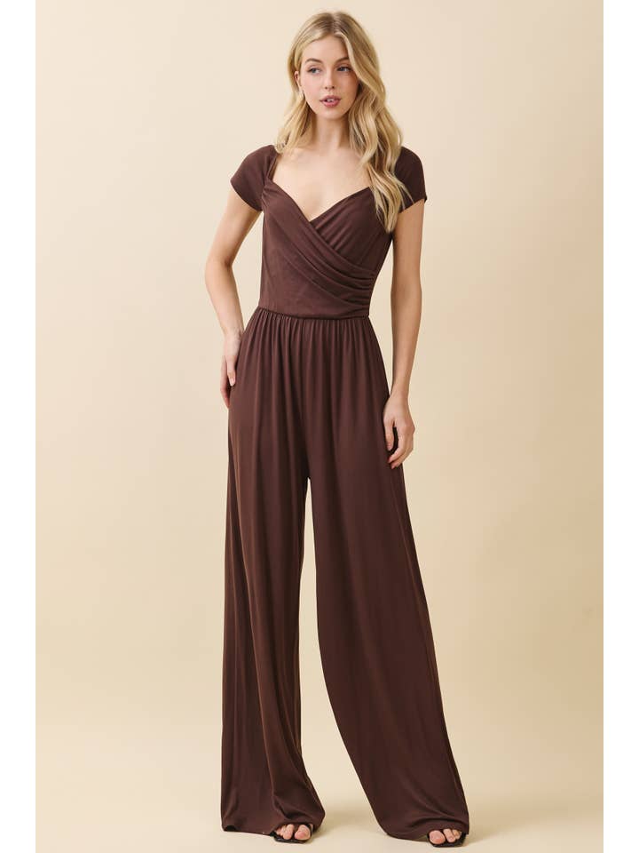 Heart & Hips – Großhandel Jumpsuit – Damen – JR56657 - GERAFFTER SURPLICE PALAZZO-JUMPSUIT9