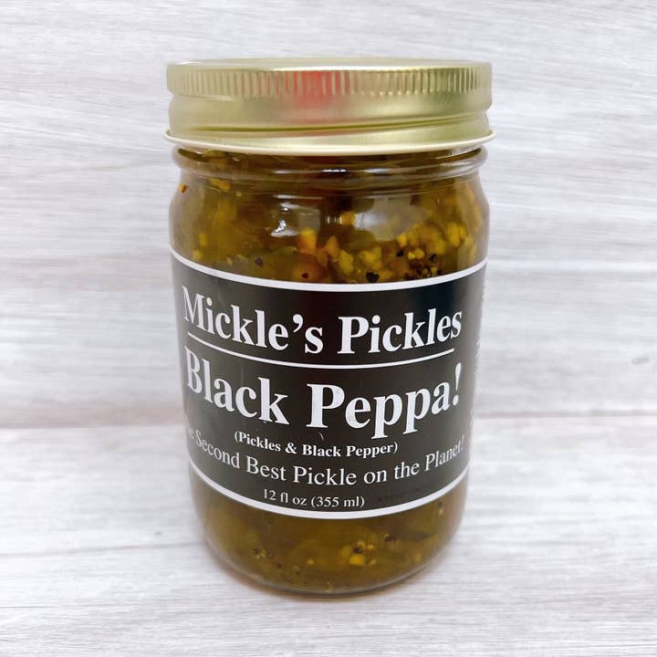 Mickle’s Pickles - Wholesale Pickled Vegetables - Black Peppa Mickle's Pickles 12oz Jar0