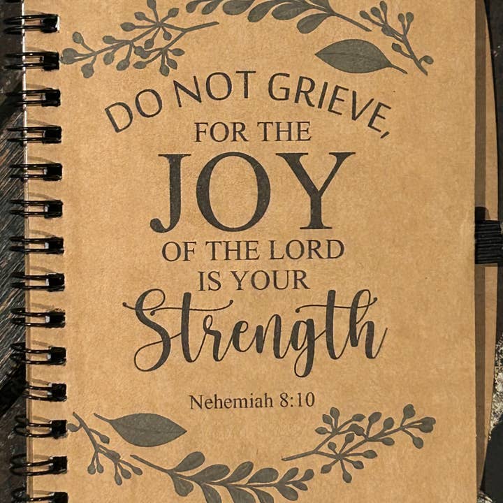 Do Not Grieve Notebook for wholesale by The Cranberry Cornstalk Co.