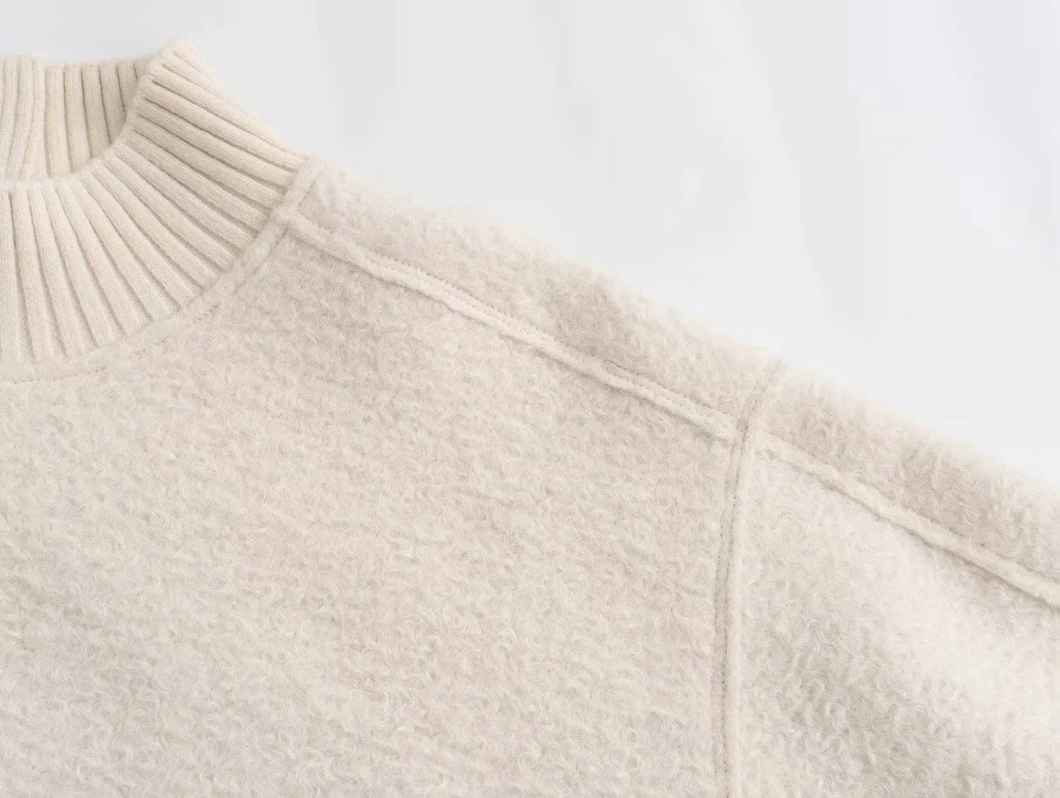 Sweetkama - Wholesale Fleece - Women's - Ladies Fleece Turtle Neck Pullover Top SKT46548