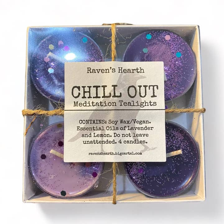 Chill Out Fyrfadslys | Beroligende | Lavendel- & Citronscent for engroshandel hos Raven’s Hearth