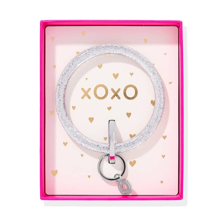 Resin Big O® Bracelet Keychain – Disco Ball Sparkle for wholesale by Oventure