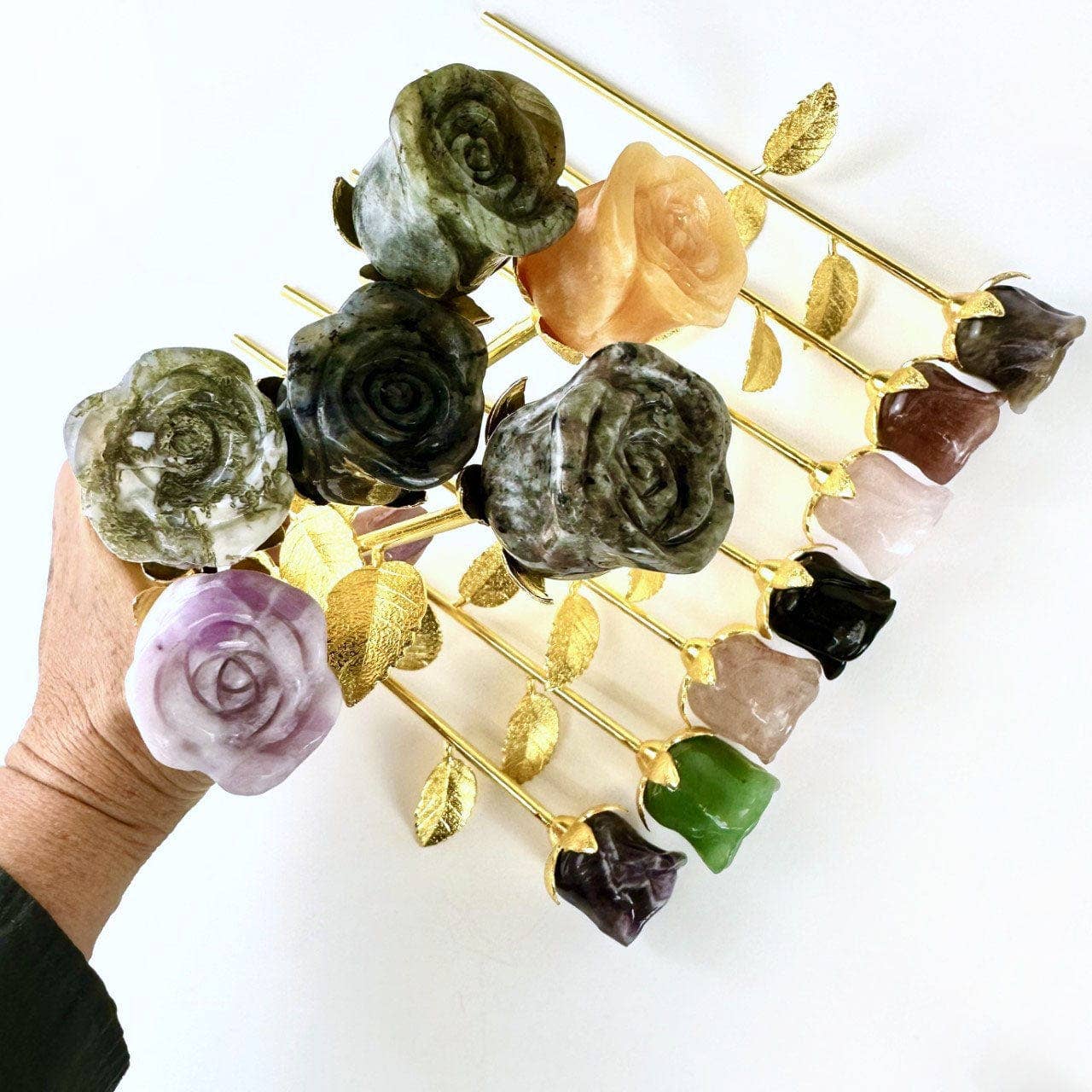 Rock Paradise - Wholesale Spiritual Stone/Crystal - Crystal Rose - Carved Stone -14