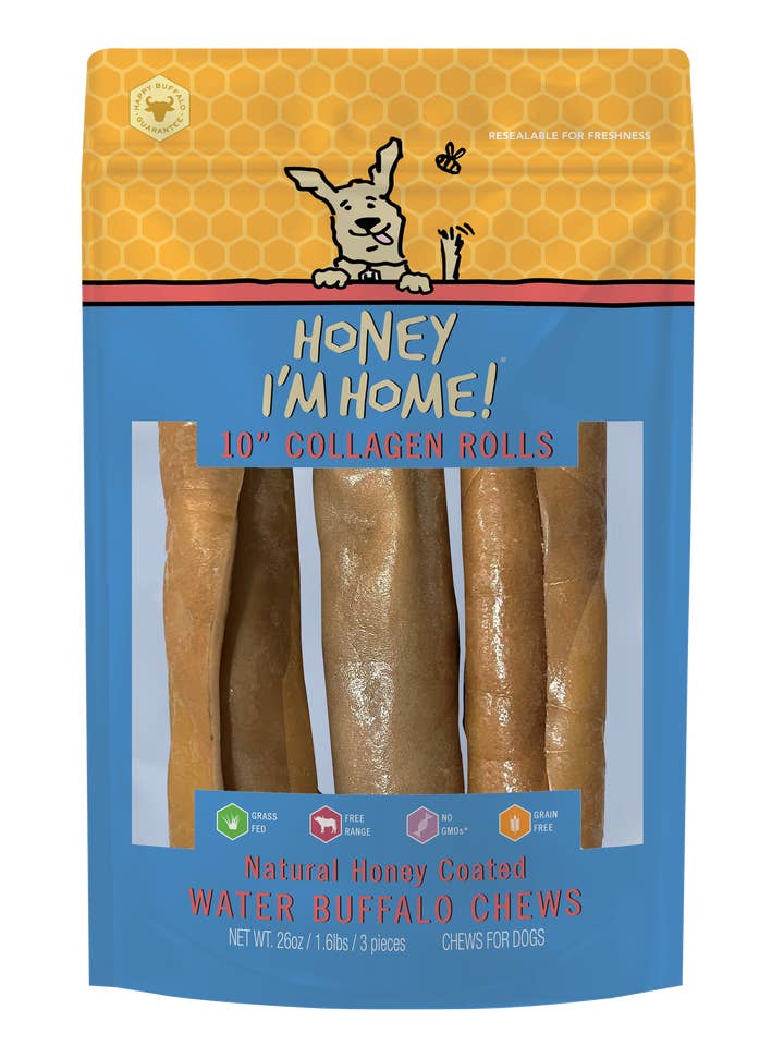 10" COLLAGEN ROLLS for wholesale by Honey I'm Home