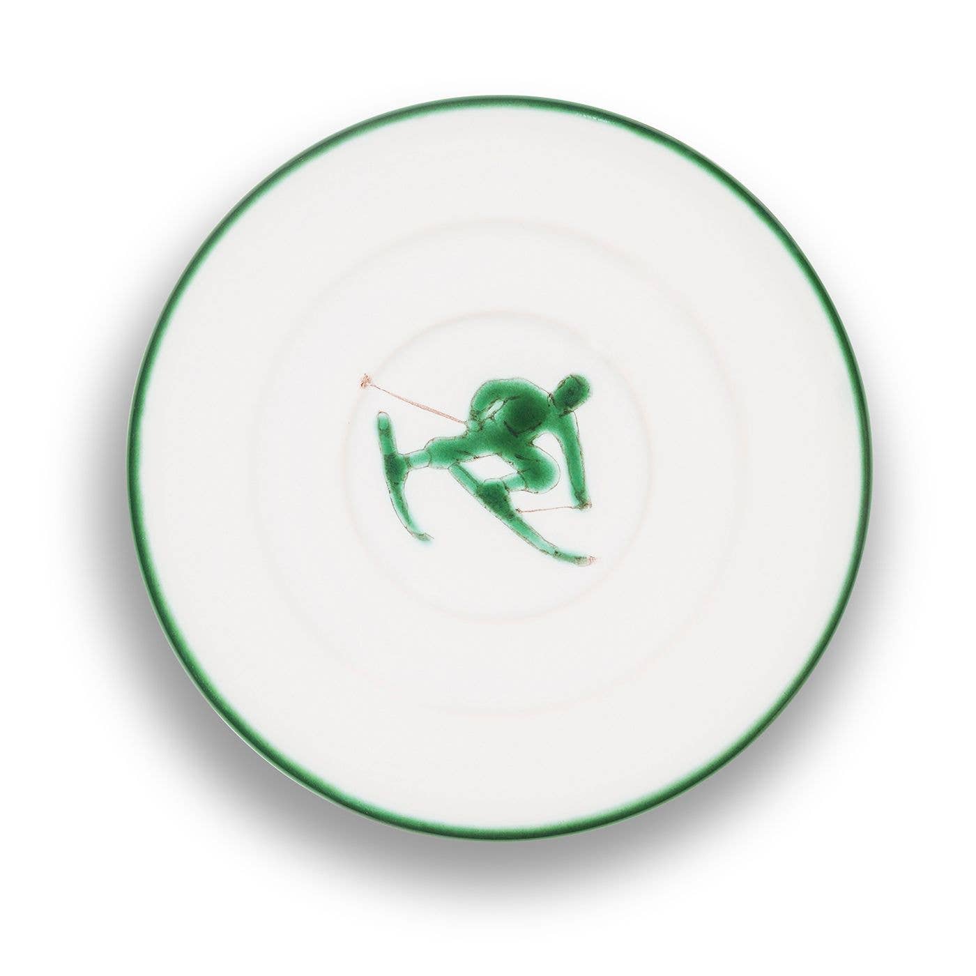Gmundner Keramik Handels GmbH - Vente Assiette - Toni vert, soucoupe à expresso. (diamètre 11 cm)1