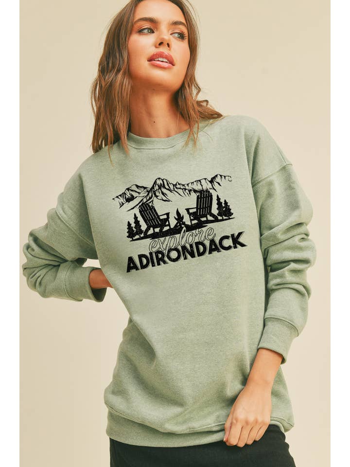 Honestee - Wholesale Graphic Sweatshirt - Women's - Adirondack Explore Graphic Sweatshirt3