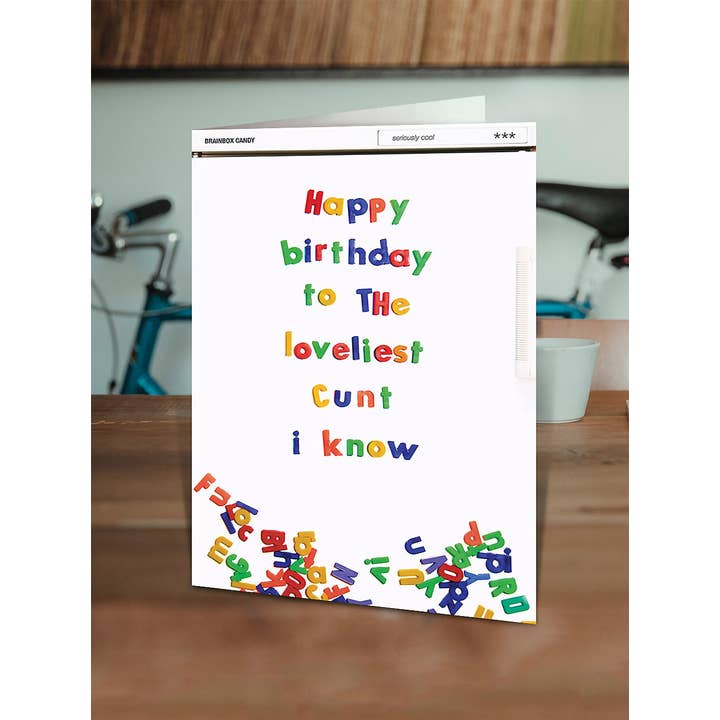 Brainbox Candy – Engroshandel Fødselsdagskort – Salg Sjov Fødselsdagskort - Dejligste Fisse - Fræk1