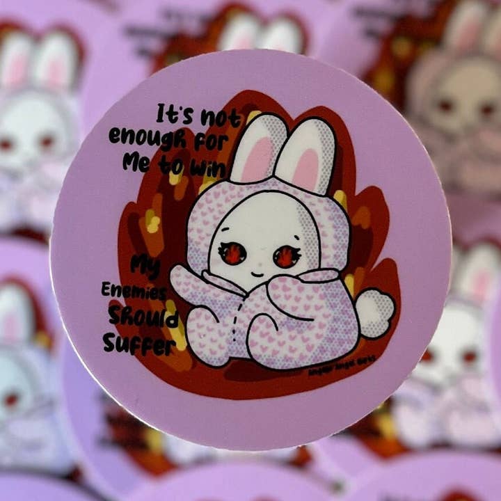 My Enemies Bunny Fire for wholesale by Angelic Angel Gifts