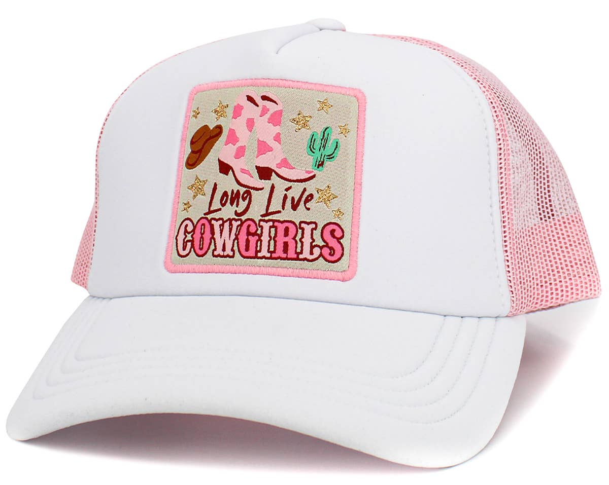 KBETHOS - Wholesale Trucker Hat - Women's - Long Live Cowgirls Meshback Ballcap11