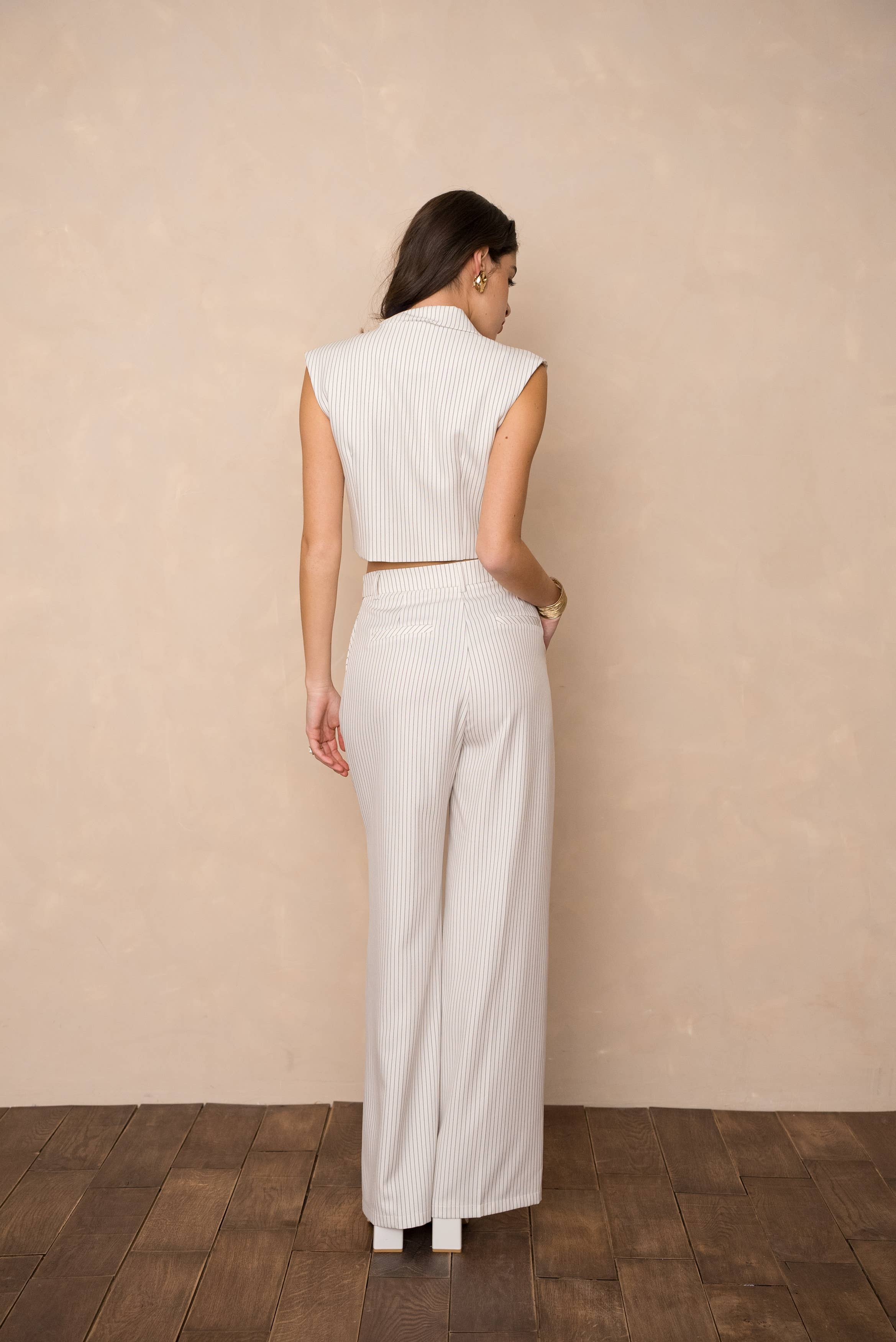 LULUMARY - Wholesale Pants - Women's - Striped pants P98116