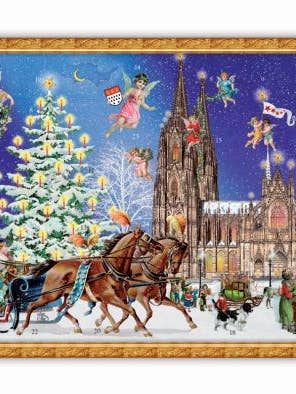 Advent calendar DIN A3 Cologne Cathedral, AK08 for wholesale by Actetre Deutschland Gmbh