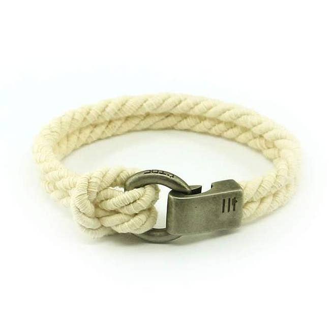 Men's Bracelet | Ribeira - Raw White for wholesale by Être - Bracelets & Accessories