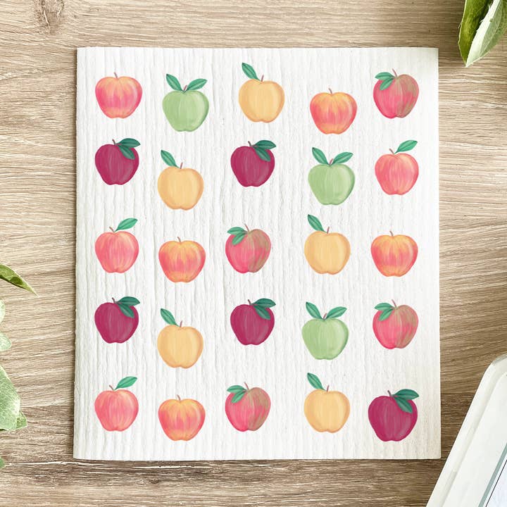 Apple Pattern - Swedish Dishcloth for wholesale by Lissi Designs