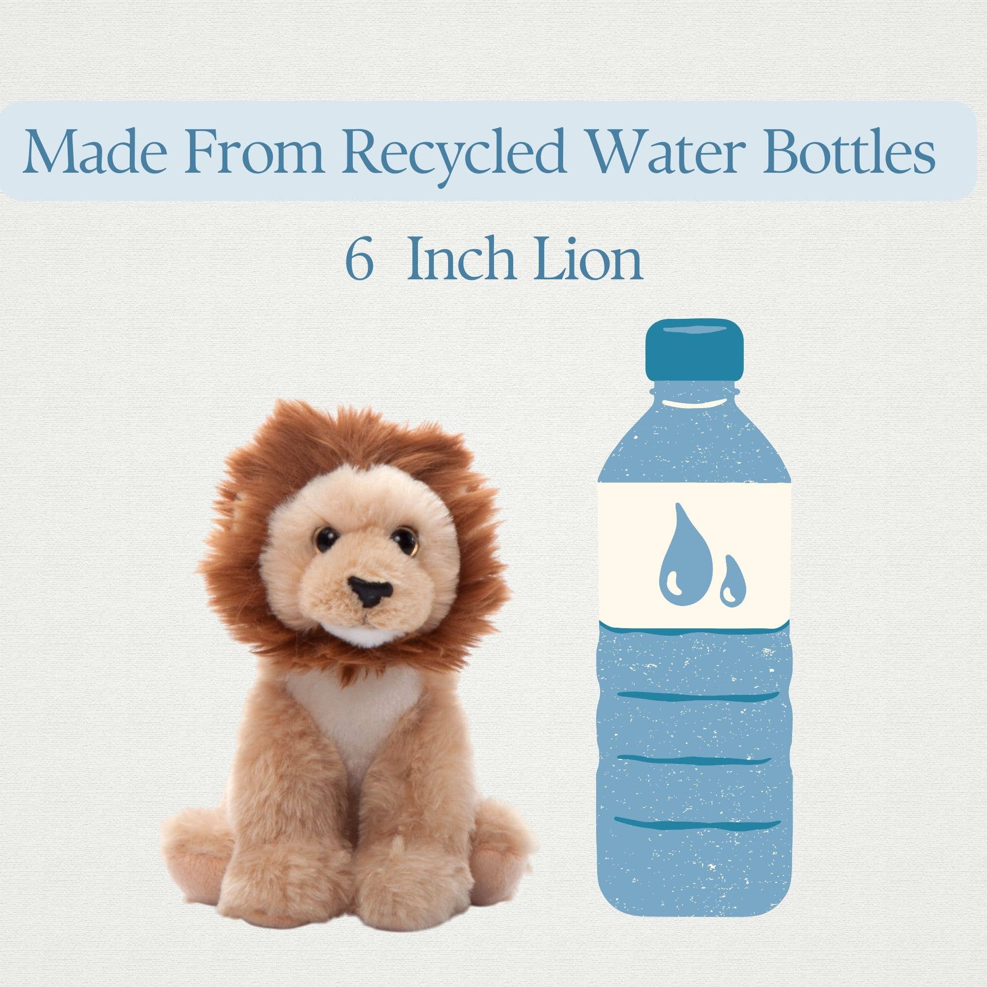 The Petting Zoo - Vendita all'ingrosso Peluche - Bambini e neonati - Leone Wild Onez da 6" (14 cm) Wild Life7