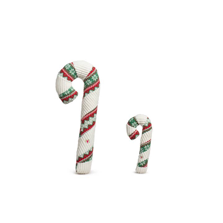 Wintergreen Collection Plush Durable Candy Cane for wholesale by HuggleGroup