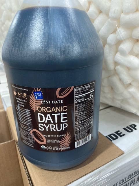 Just Date Syrup Gallon for wholesale by Just Date
