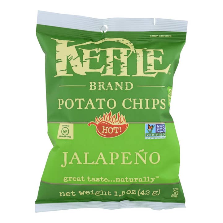 Everyday Supply Co - Wholesale Chips - Kettle Jalapeno Chips, Hot, 1.5 Oz, Case of 24