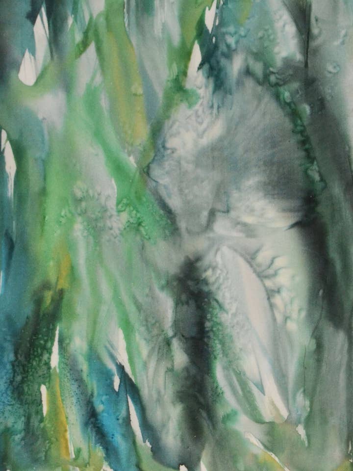 Écharpes Resist pour la vente par Poshaq Hand Painted Silk