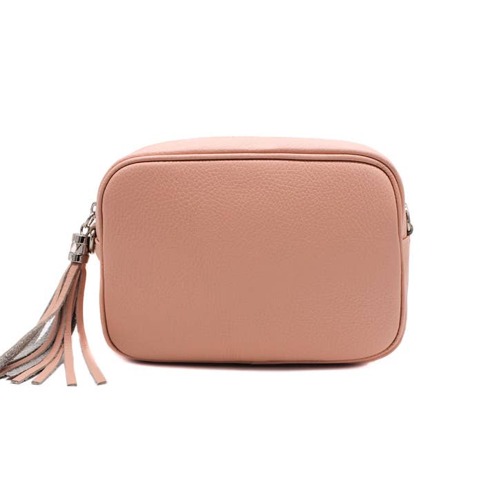 Ellas Trading - Wholesale Crossbody Bag - Women's - Italian Leather Camera Crossbody Bag with Tassel Charm3