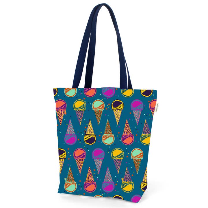 Everyday Tote: Ice Cream for wholesale by Lady Alamo