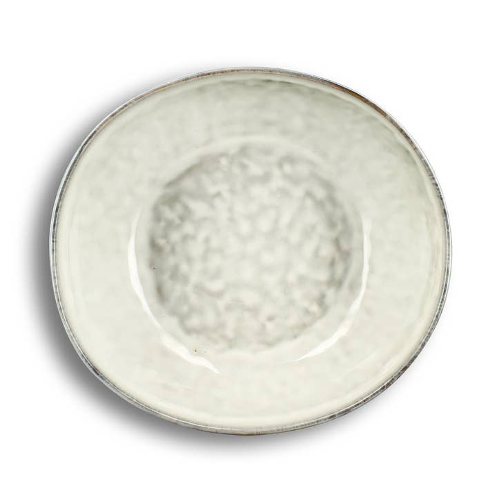 21cm beige stoneware boral soup plate for wholesale by Ogo living